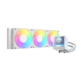 Tản Nhiệt Nước AIO GAMDIAS CHIONE P5-360 White – Radiator 360mm | Màn Hình LCD IPS 3,4 Inch